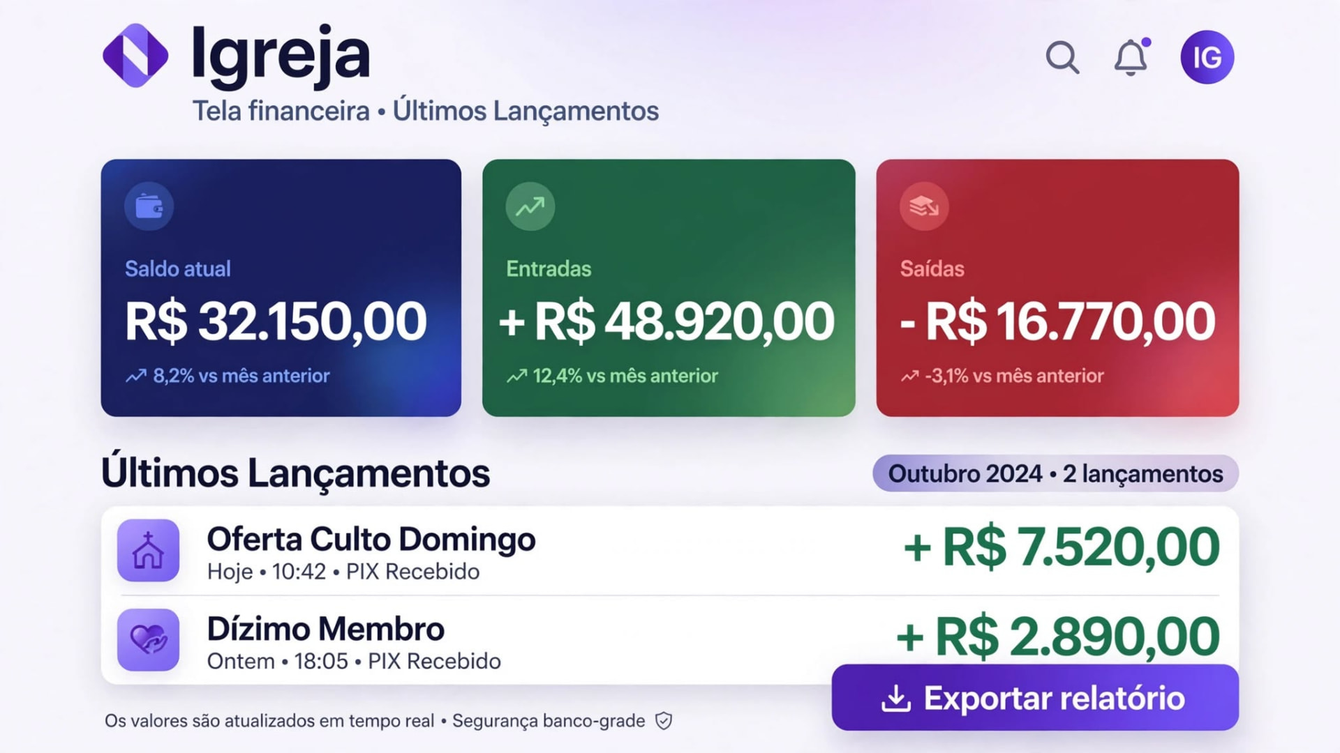 Tela do aplicativo 1